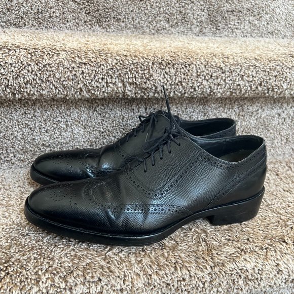 Tom Ford Men\'s  Black Leather Brogues Lace Up Shoes. main image 11
